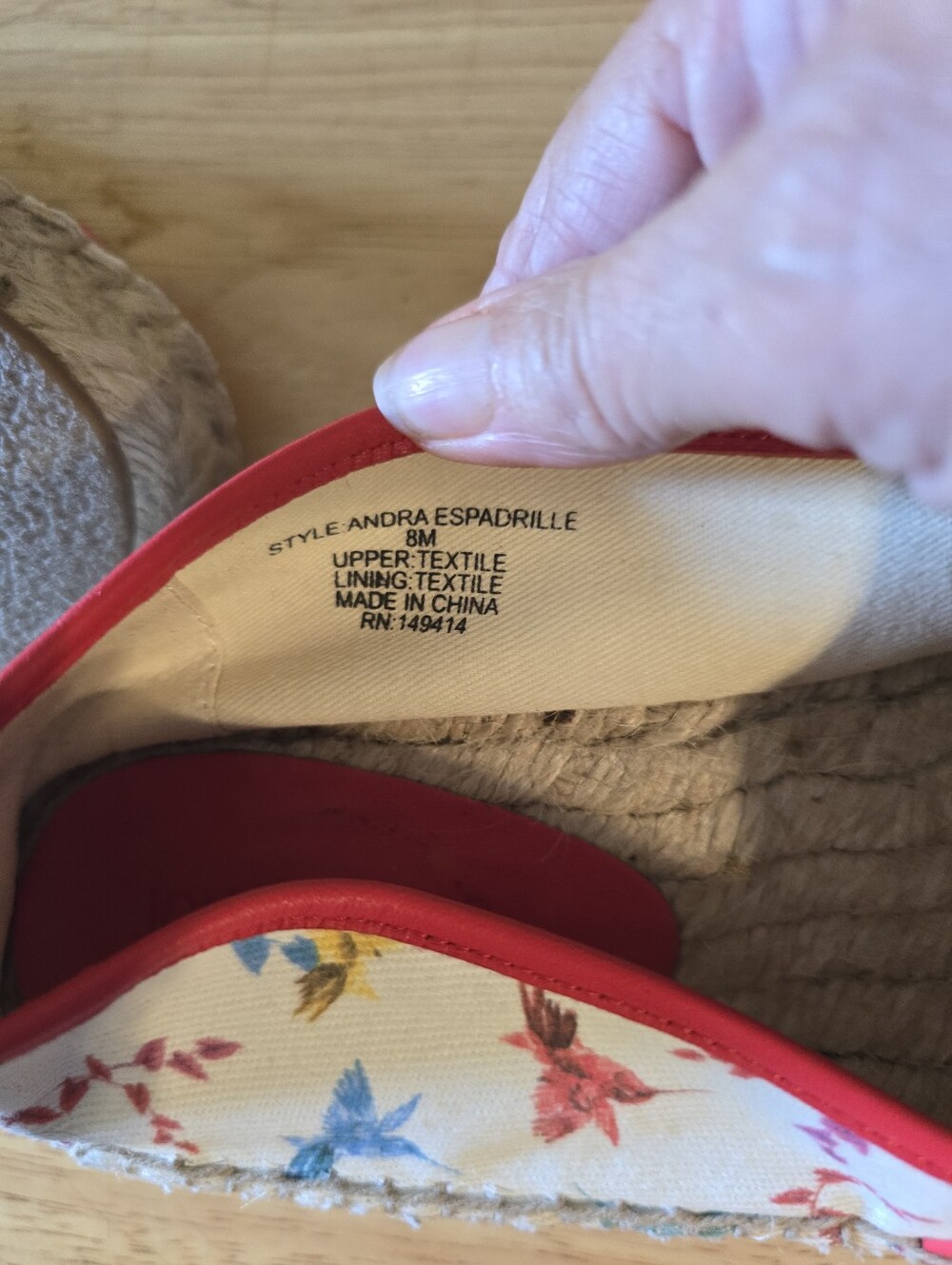 JOHNNY WAS ANDRA EMBROIDERED ESPADRILLES - Picture 5 of 5